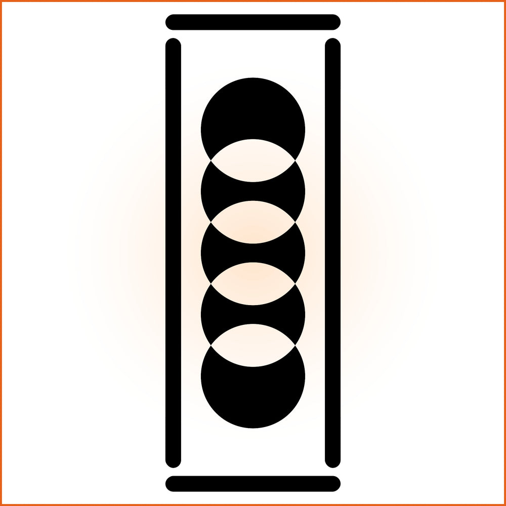 Masked Vertical Bar Sticker