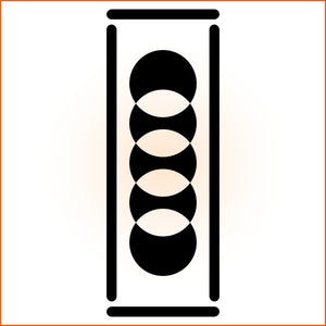 Masked Vertical Bar Sticker