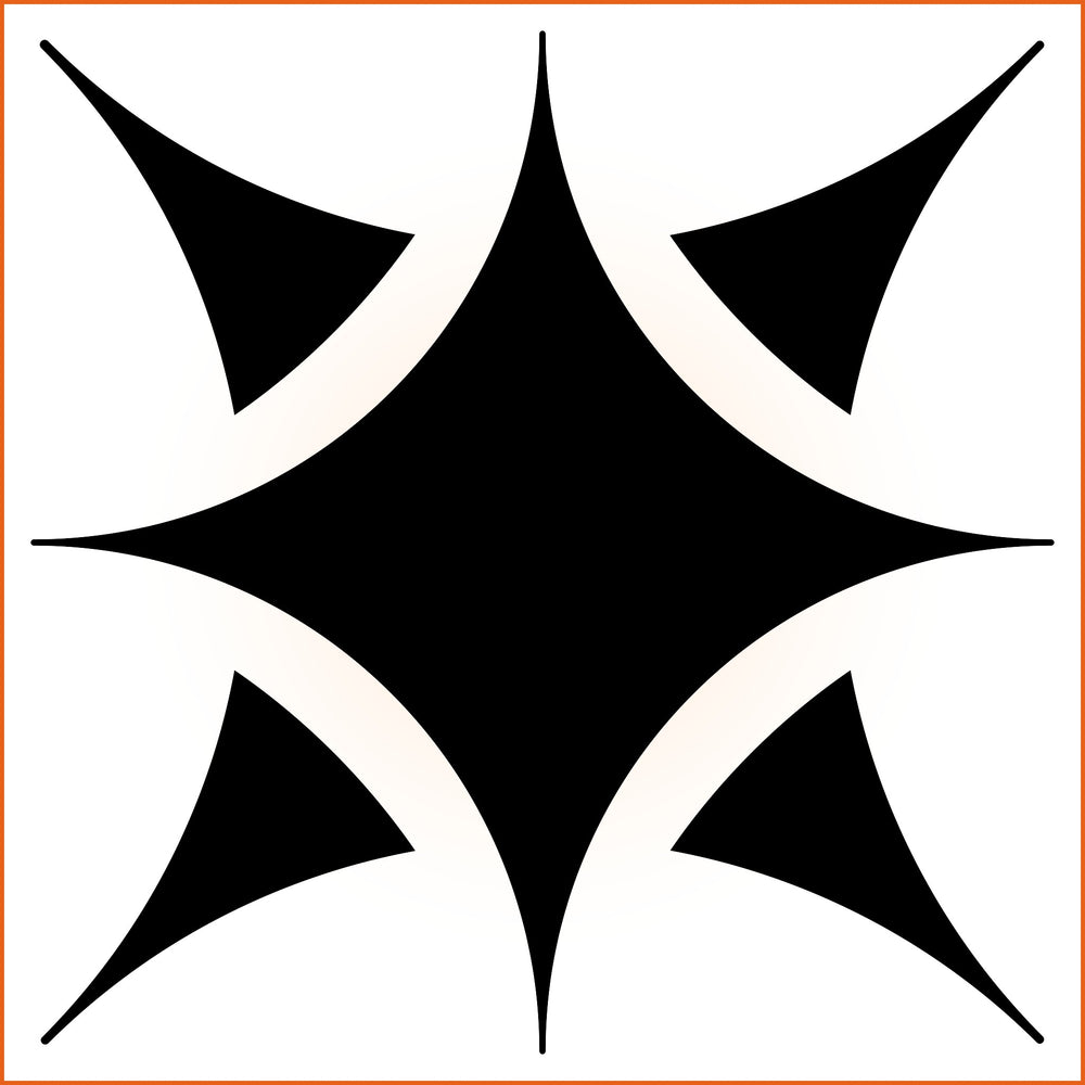 Thick Point Octagonal Sticker