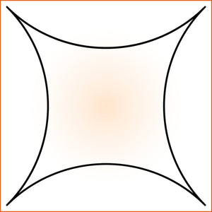 Thin Filled Diamond Sticker