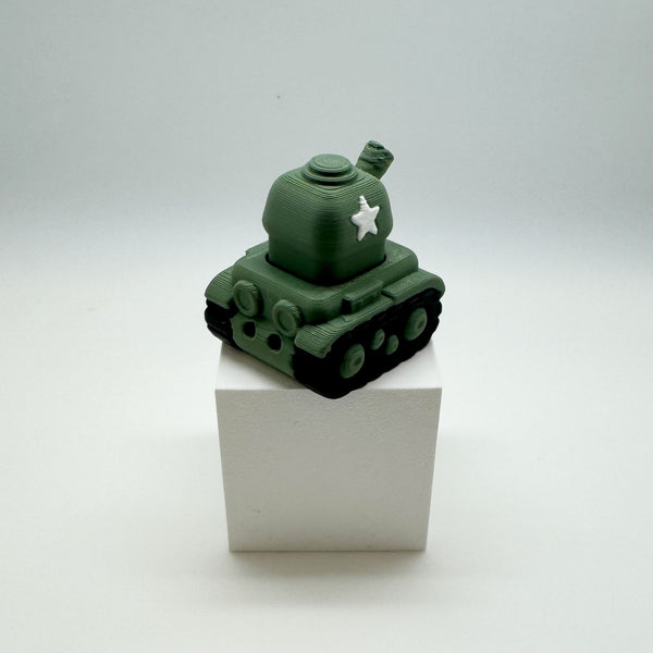 Army Tank Fidget Clicker 3D Print