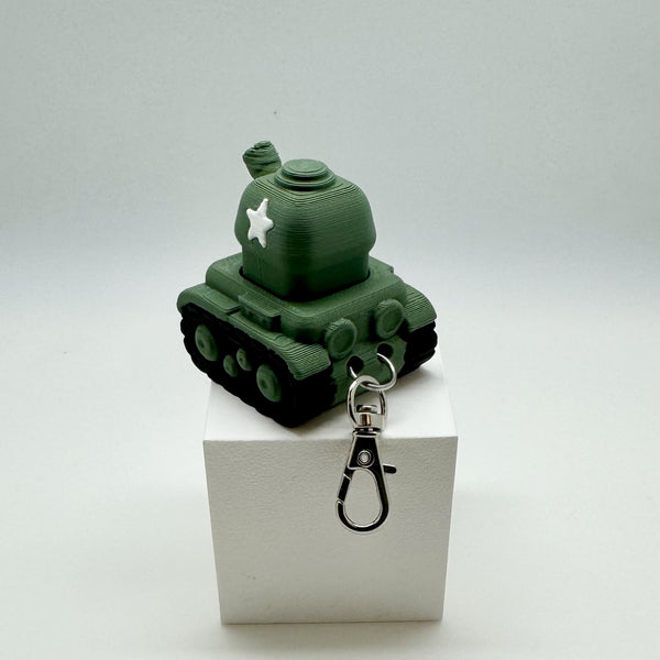 Army Tank Fidget Clicker 3D Print