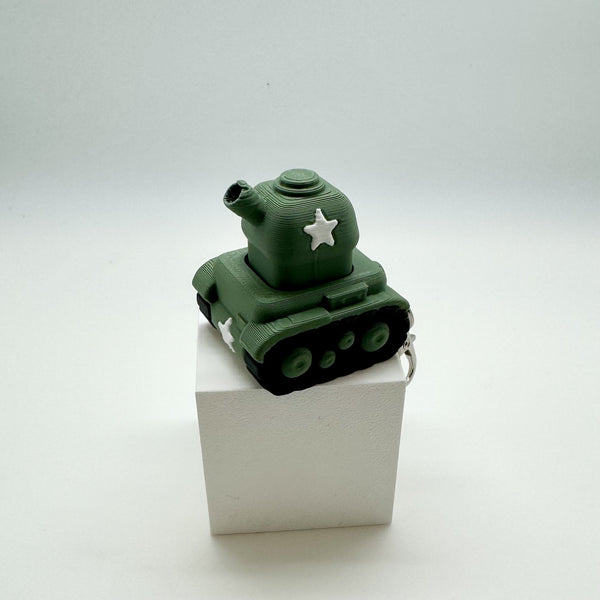 Army Tank Fidget Clicker 3D Print