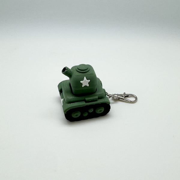 Army Tank Fidget Clicker 3D Print