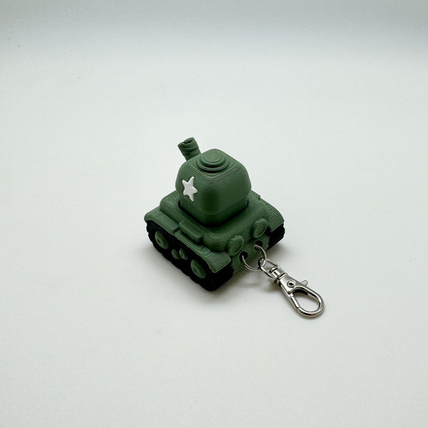 Army Tank Fidget Clicker 3D Print