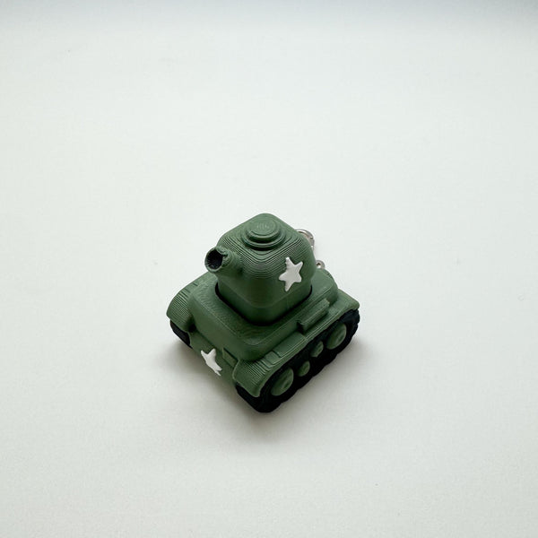 Army Tank Fidget Clicker 3D Print