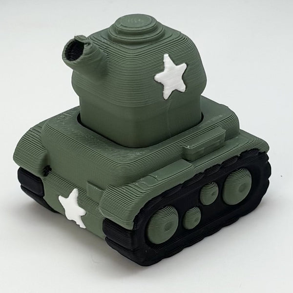 Army Tank Fidget Clicker 3D Print