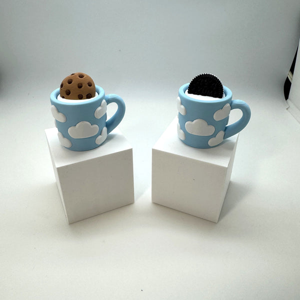 Cloud Mug Fidget Clicker 3D Print