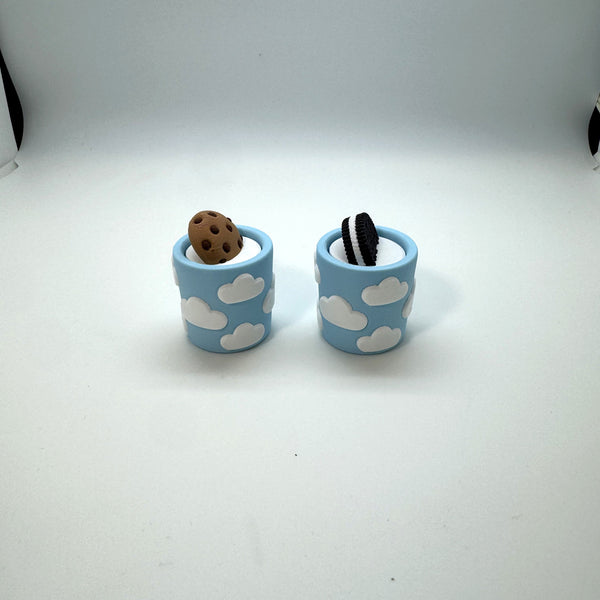 Cloud Mug Fidget Clicker 3D Print
