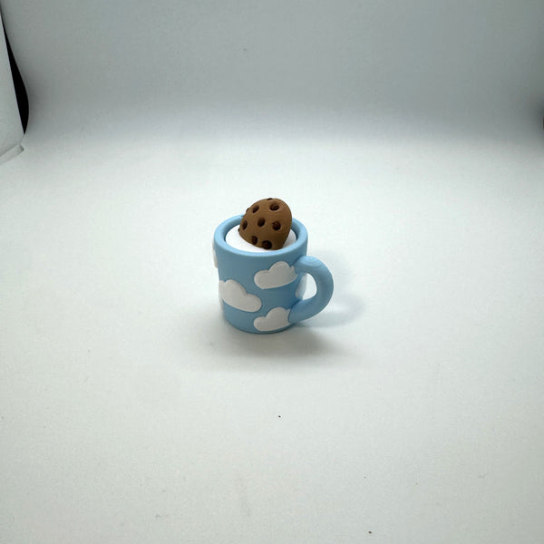 Cloud Mug Fidget Clicker 3D Print