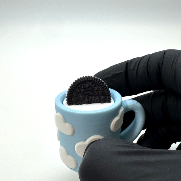 Cloud Mug Fidget Clicker 3D Print