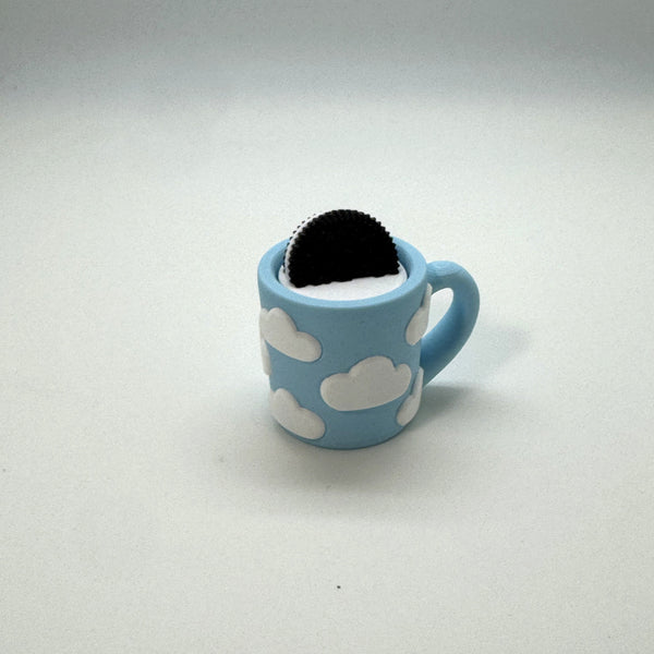 Cloud Mug Fidget Clicker 3D Print