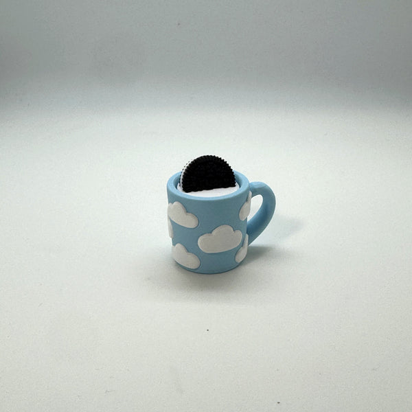 Cloud Mug Fidget Clicker 3D Print