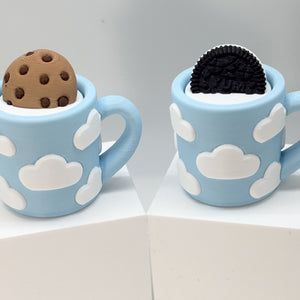 Cloud Mug Fidget Clicker 3D Print