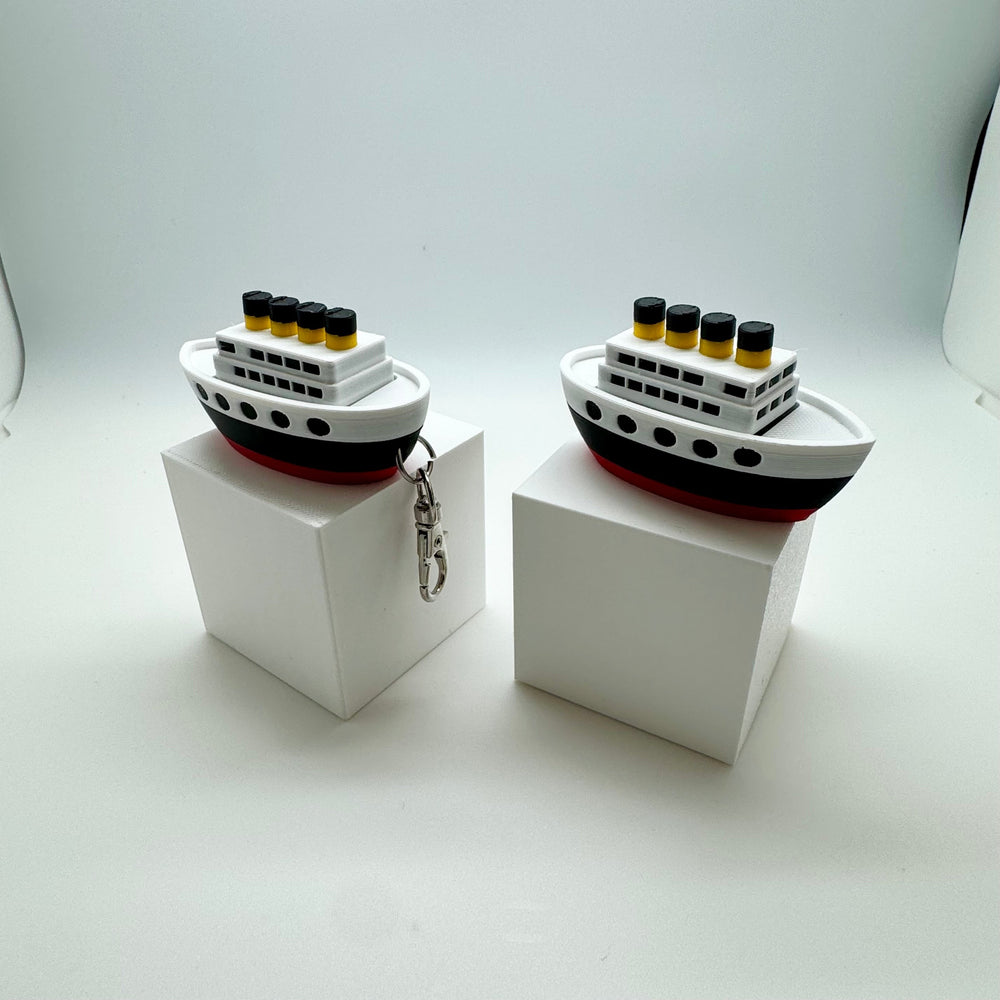 Cruise Ship Fidget Clicker 3D Print