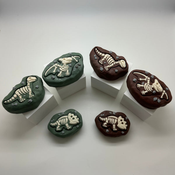 Dinosaur Fossil Fidget Clicker 3D Print