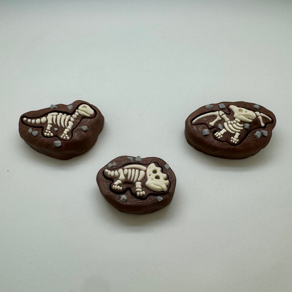 Dinosaur Fossil Fidget Clicker 3D Print