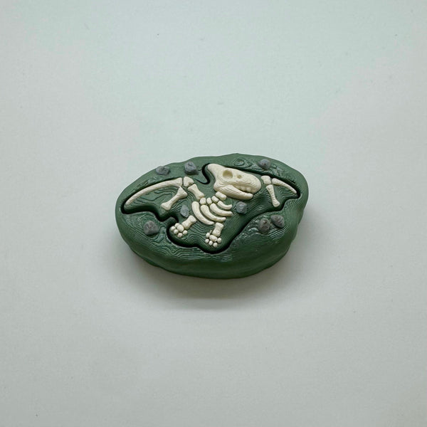 Dinosaur Fossil Fidget Clicker 3D Print