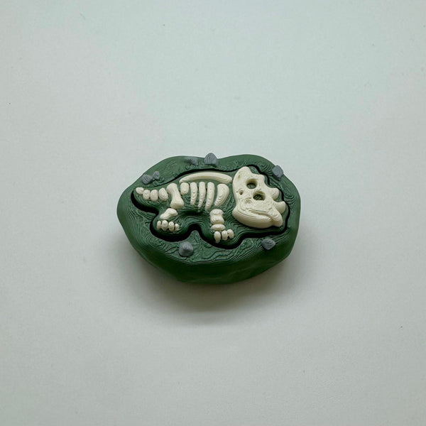 Dinosaur Fossil Fidget Clicker 3D Print