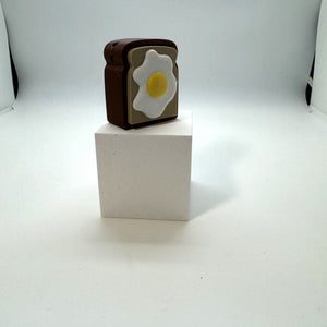Egg on Toast Fidget Clicker 3D Print