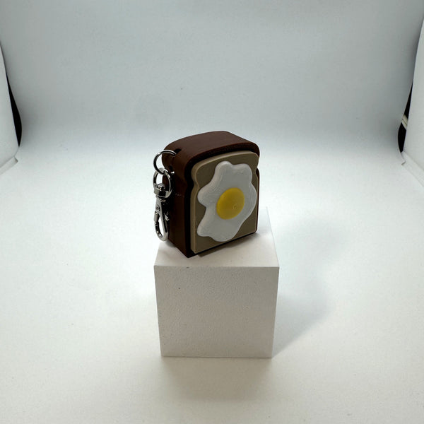 Egg on Toast Fidget Clicker 3D Print