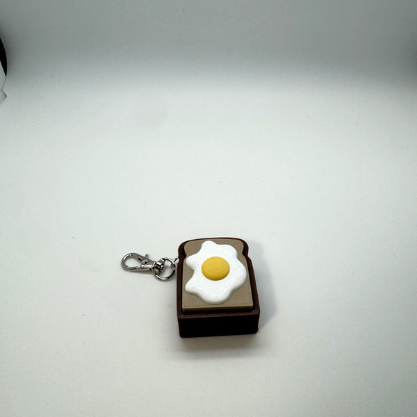 Egg on Toast Fidget Clicker 3D Print