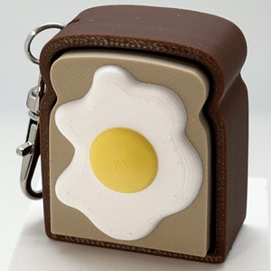 Egg on Toast Fidget Clicker 3D Print