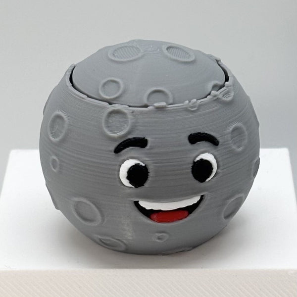 Moon Fidget Clicker 3D Print
