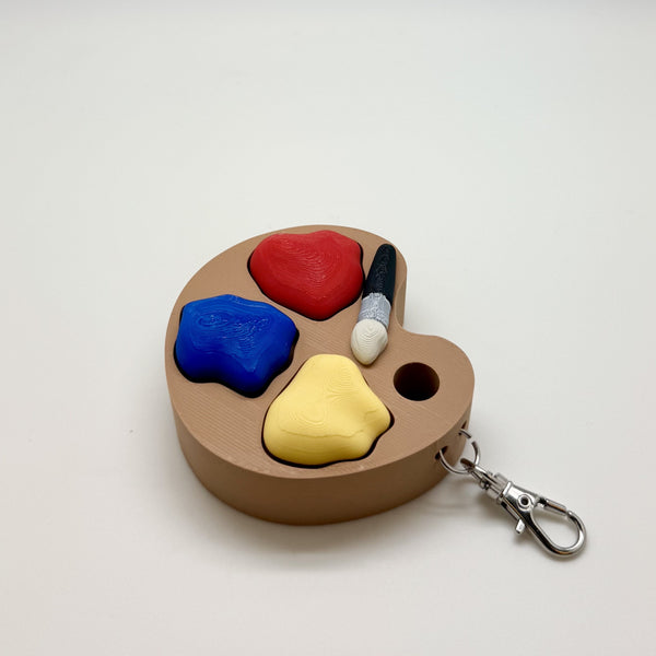 Paint Palette Fidget Clicker 3D Print
