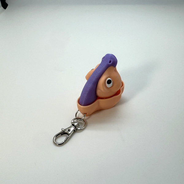 Parasaurolophus Dinosaur Fidget Clicker 3D Print