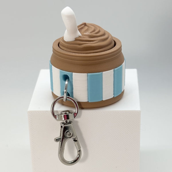 Peanut Butter Jar Fidget Clicker 3D Print