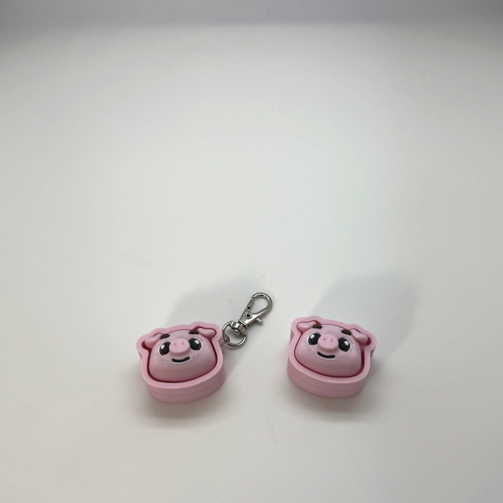 Piggy Fidget Clicker 3D Print