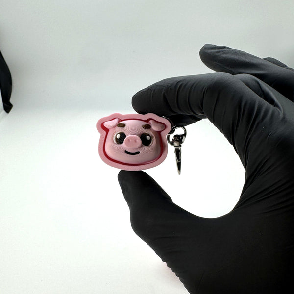 Piggy Fidget Clicker 3D Print