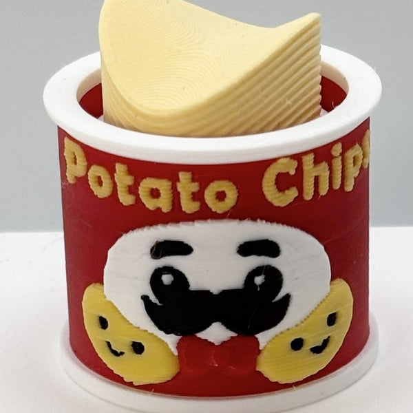 Potato Chips Fidget Clicker 3D Print
