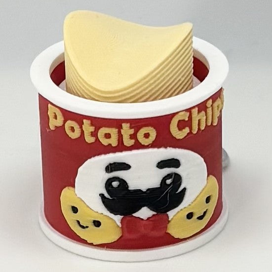Potato Chips Fidget Clicker 3D Print
