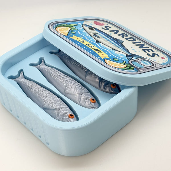 Sardine Can Fidget Clicker 3D Print