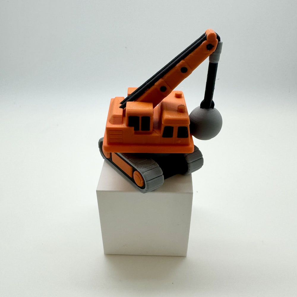 Wrecking Ball Crane Fidget Clicker 3D Print