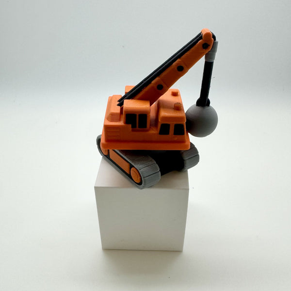 Wrecking Ball Crane Fidget Clicker 3D Print