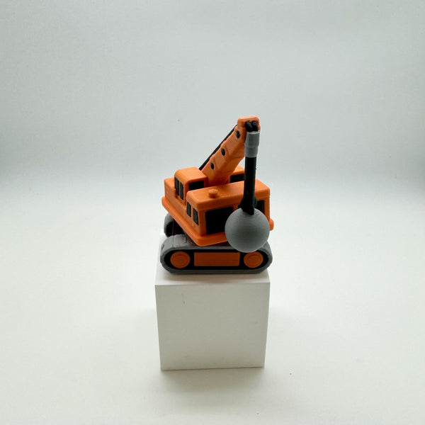 Wrecking Ball Crane Fidget Clicker 3D Print