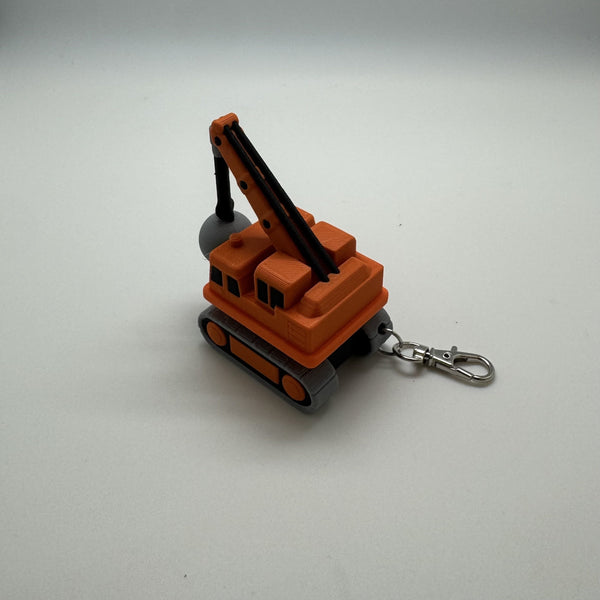 Wrecking Ball Crane Fidget Clicker 3D Print