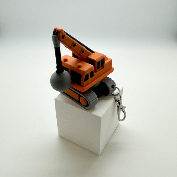 Wrecking Ball Crane Fidget Clicker 3D Print