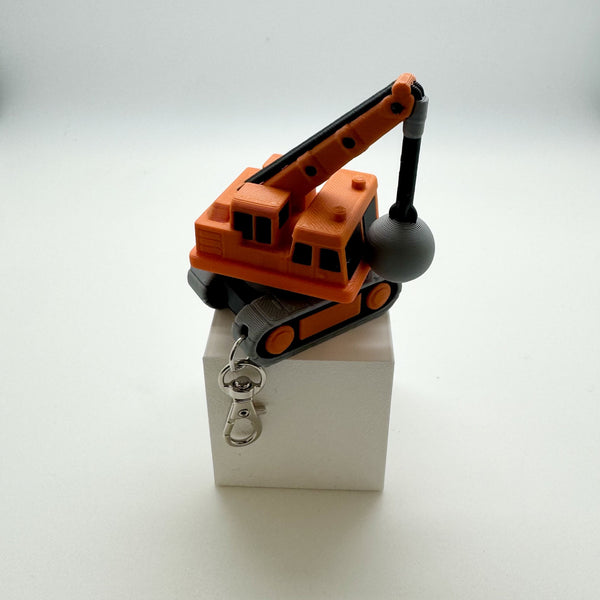 Wrecking Ball Crane Fidget Clicker 3D Print